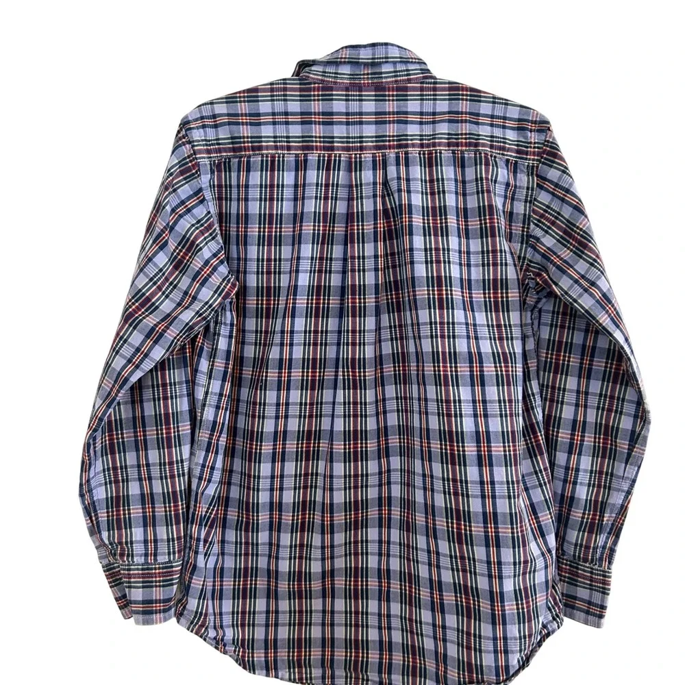 Ralph Lauren Button Down Shirt Kids Size 6 Multicolor Plaid Long Sleeve Western